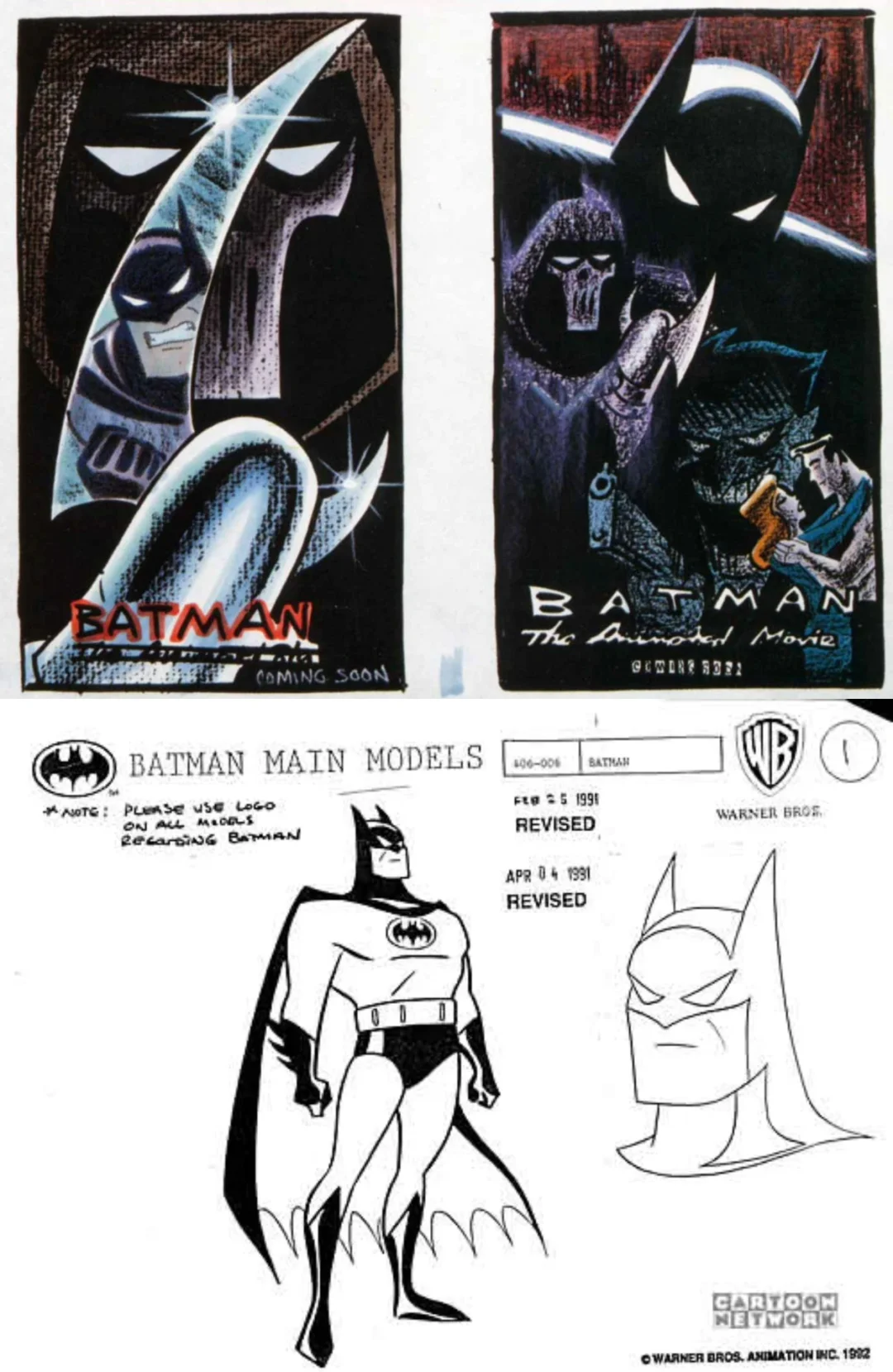 电影《蝙蝠侠大战幻影人》艺术海报,1993年。🦇