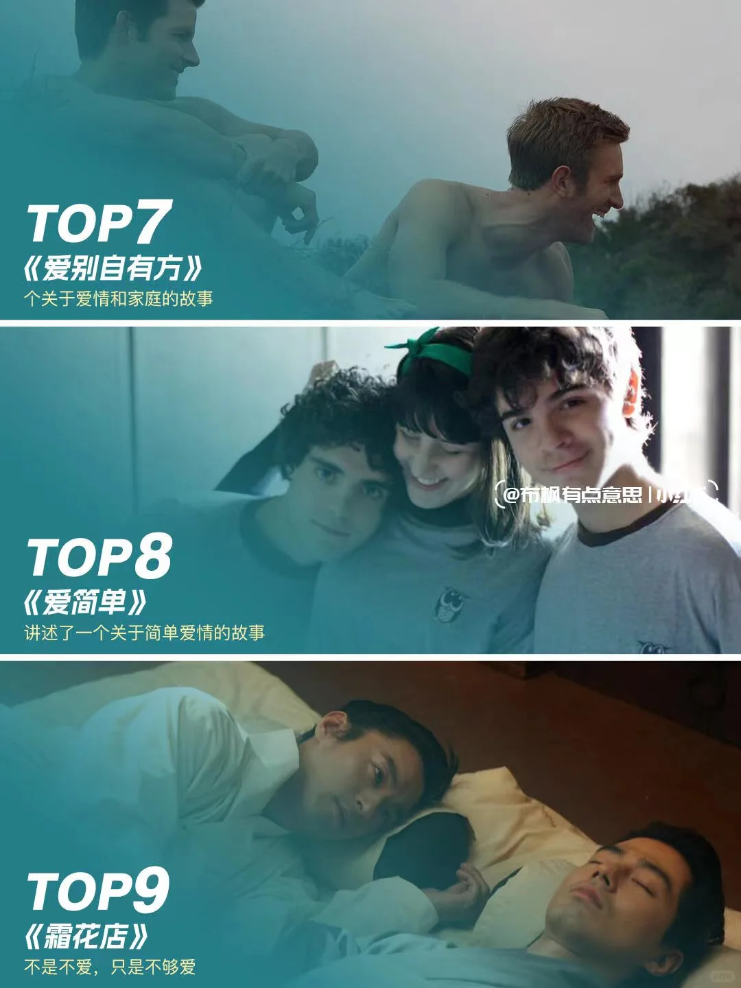 1️⃣2️⃣部同志题材✨超高颜值电影🎦