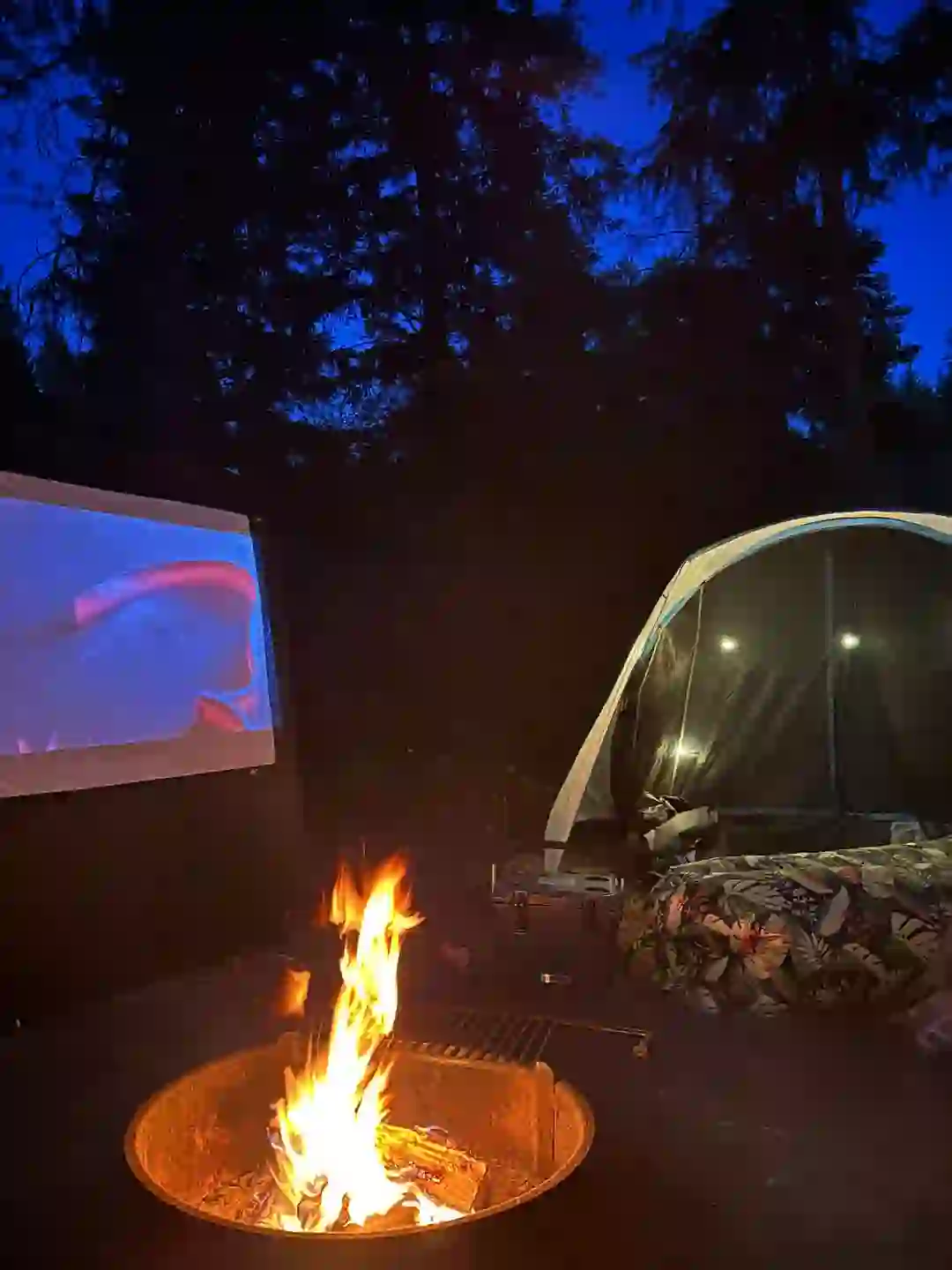 露营看电影⛺️⛺️