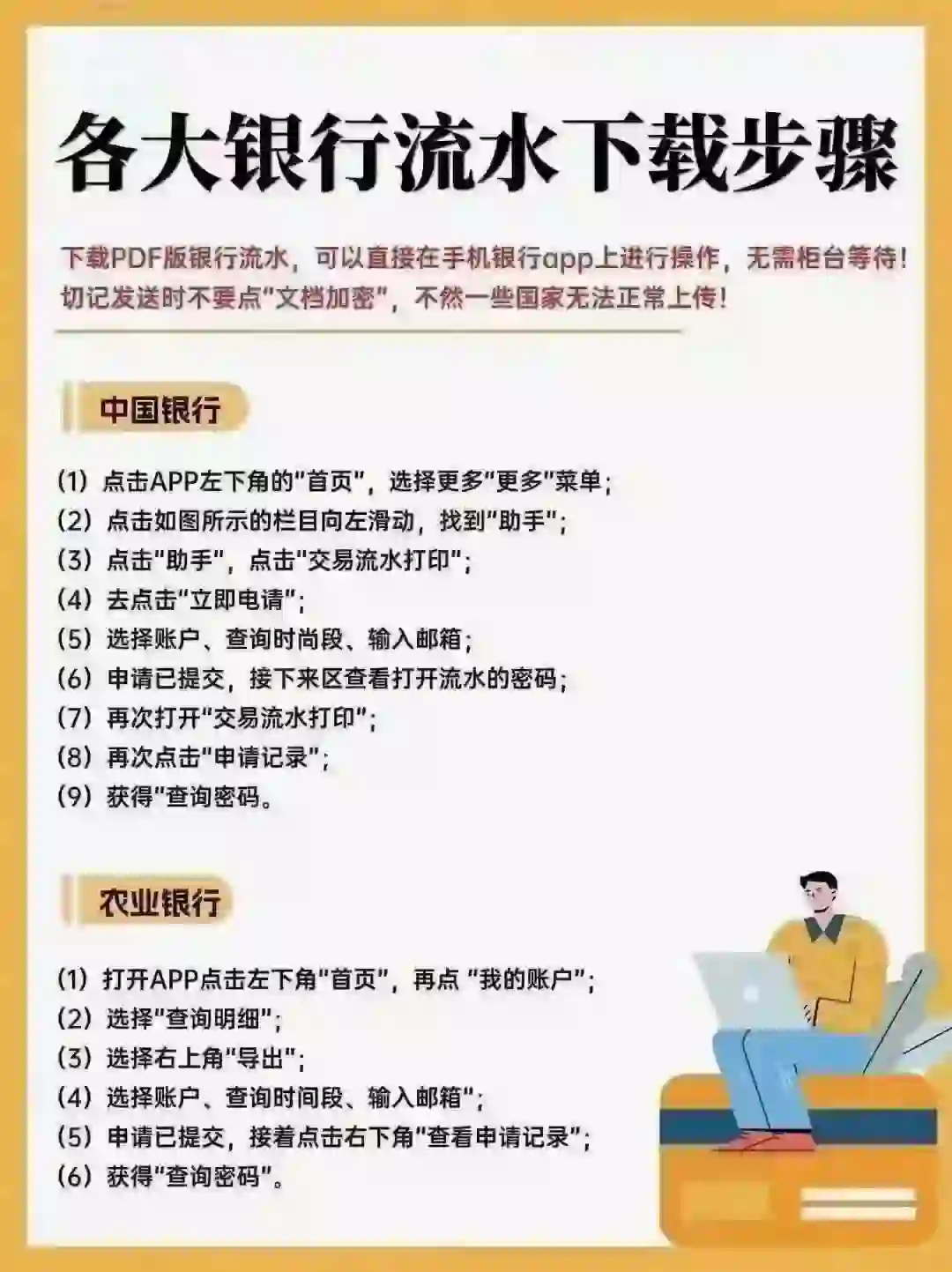 实用！ 各大银行流水 app