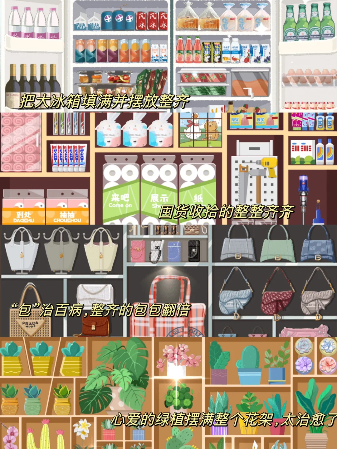 6款超级适合女生玩的收纳小游戏✨