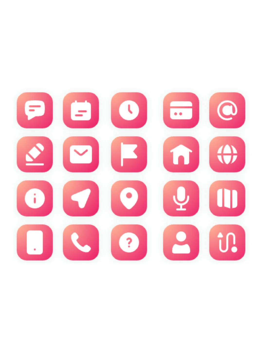 图标设计丨社交APP图标设计分享