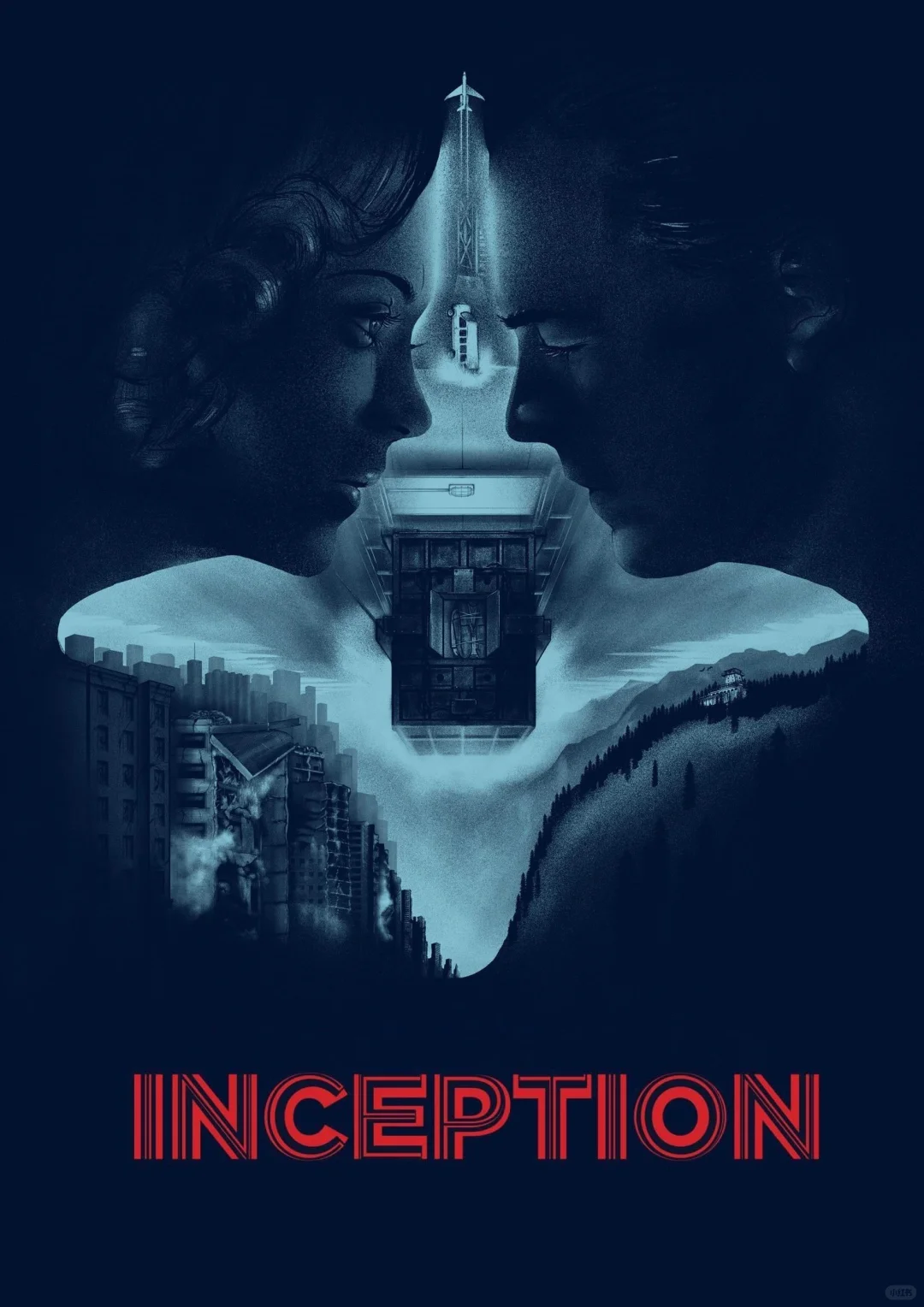 每天分享一部电影海报-《盗梦空间》