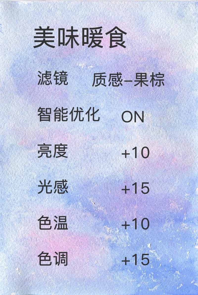 醒图调色滤镜参数|手机APP醒图调色教程