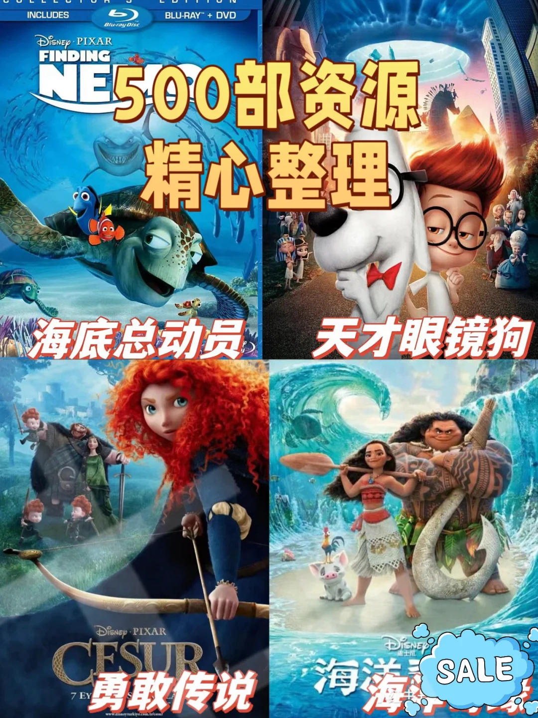 豆瓣评分top500动画电影，亲子必看