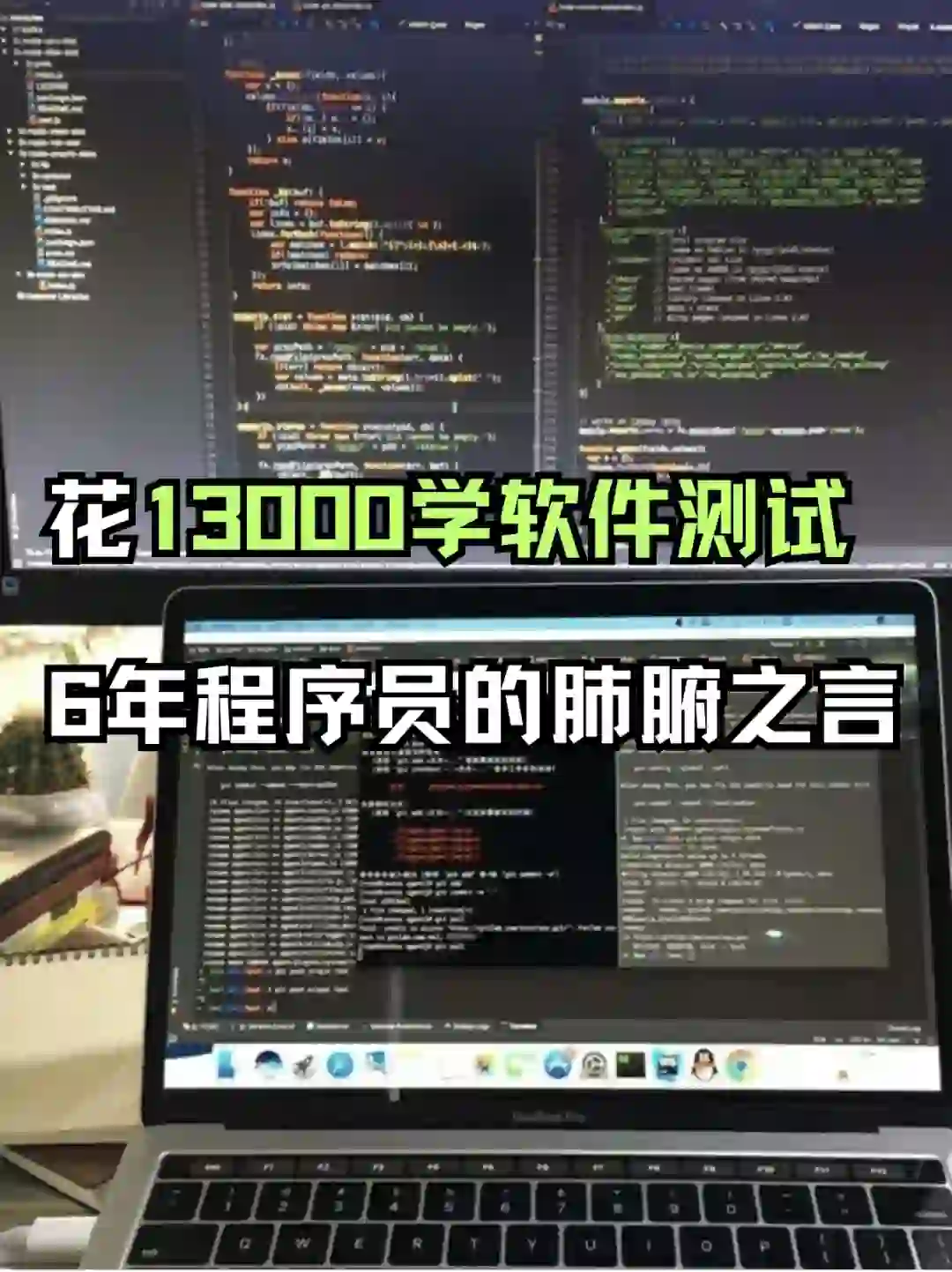 花13000学软件测试 6年程序员的肺腑之言