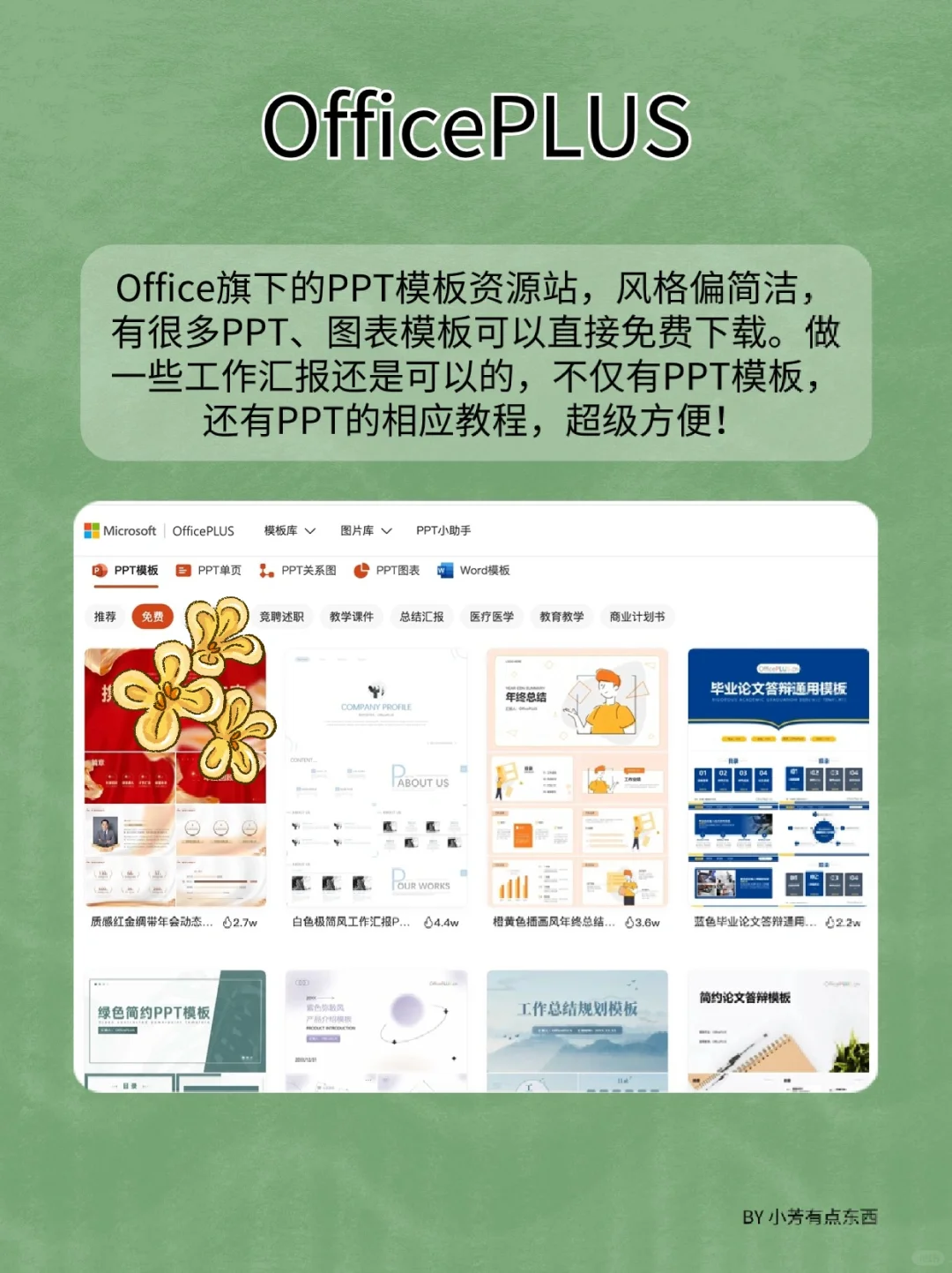 打工人必备神器！4个P P T免费模版网站！