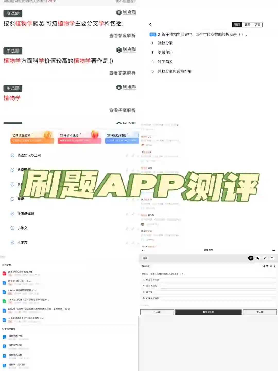 大学生刷题APP测评