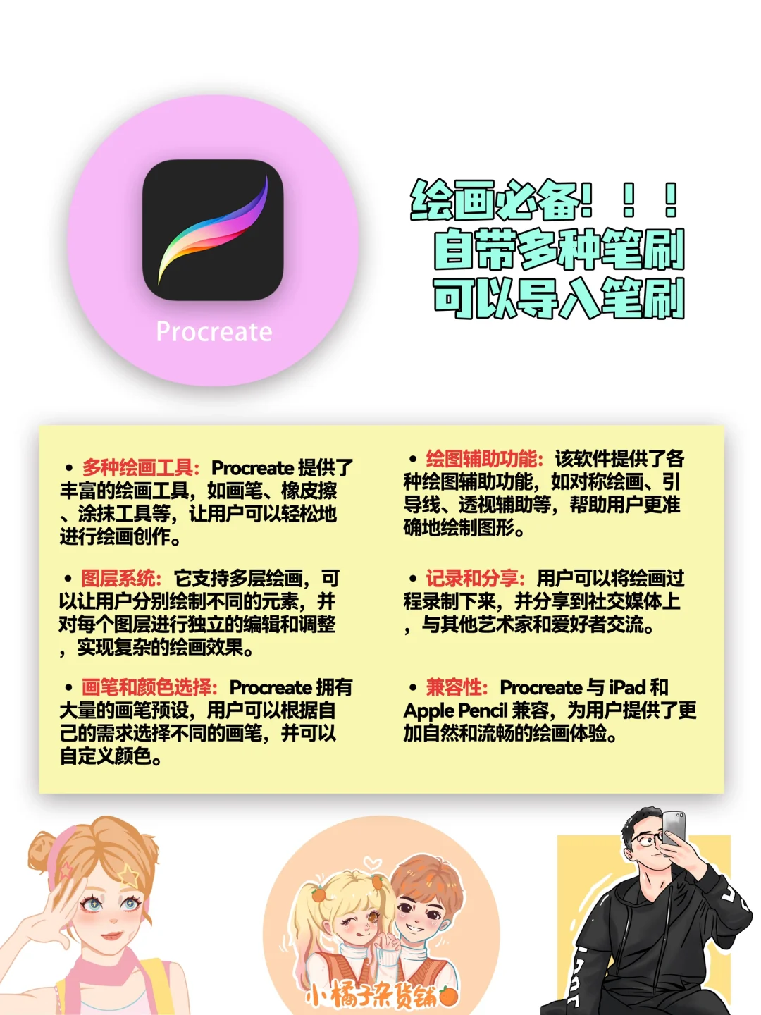 【iPad软件分享1】画画类软件看这篇就够啦～