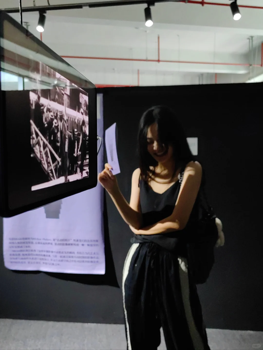 带闺蜜打卡电影艺术展,错过彭于晏🥲