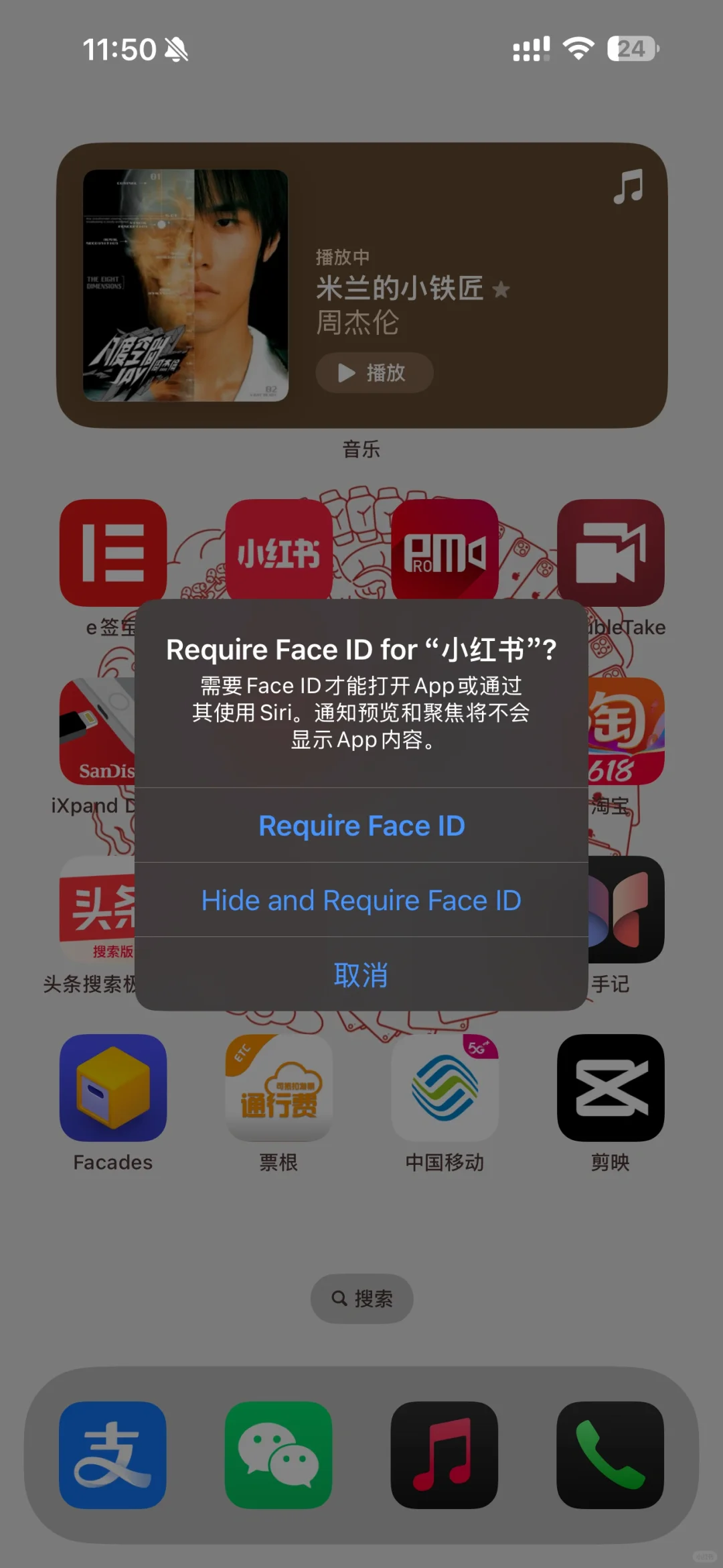 iOS 18 给App“加密”