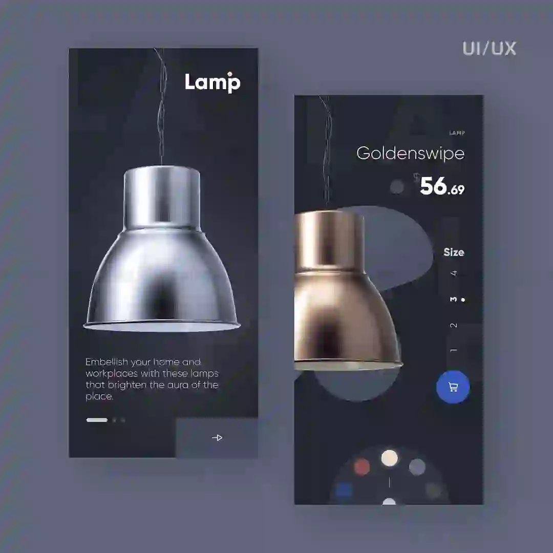 UI设计|家居灯具电商购物小程序APP界面