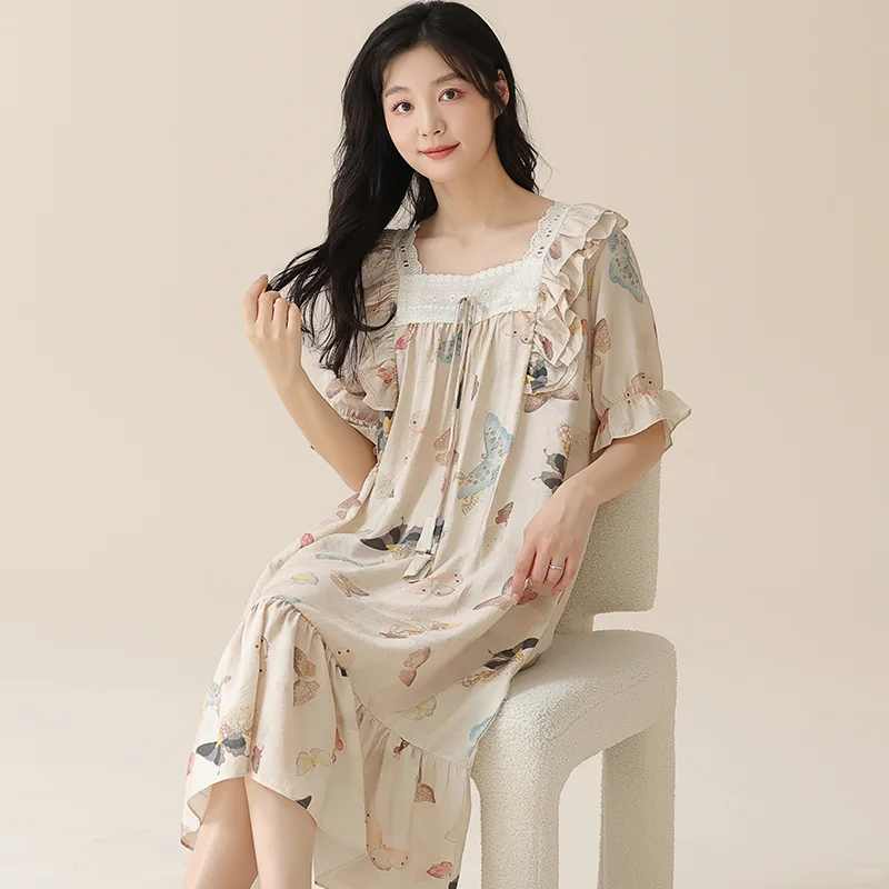 夏季必备💤云朵棉森系睡裙