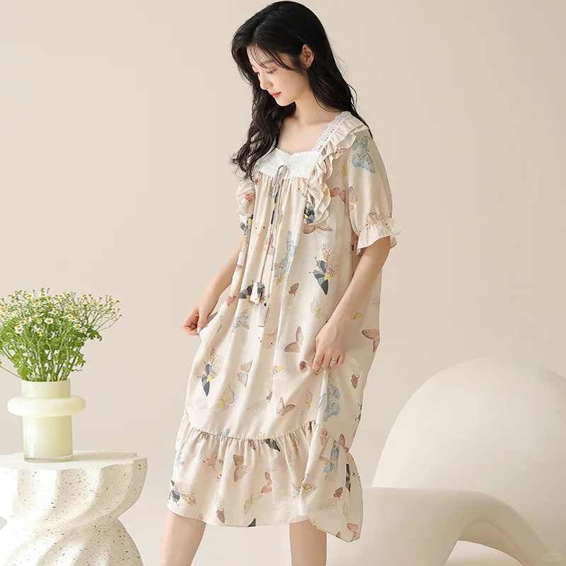 夏季必备💤云朵棉森系睡裙