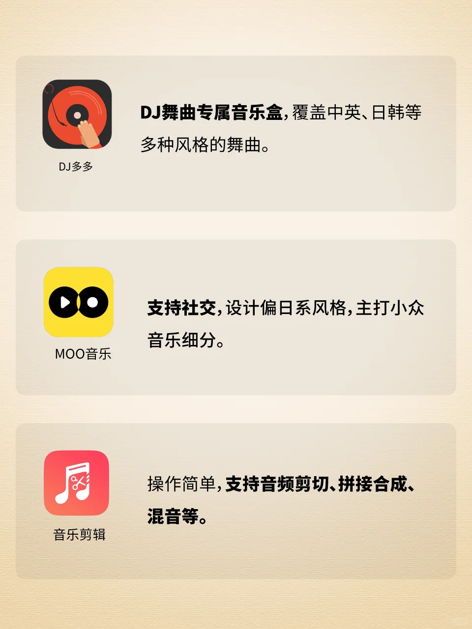 一图看懂你的音乐APP段位!