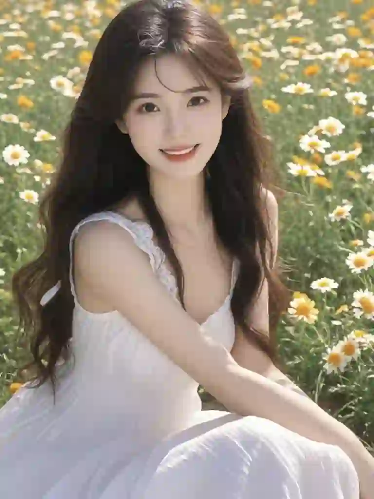 美女壁纸︳邂逅花海中的清纯美女美翻了🧞