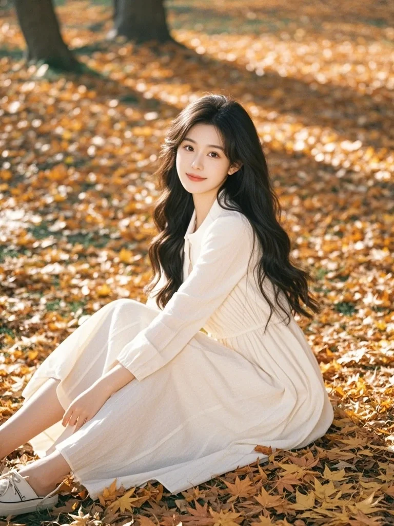 秋天到了，换个风格吧，温暖系的女孩好美