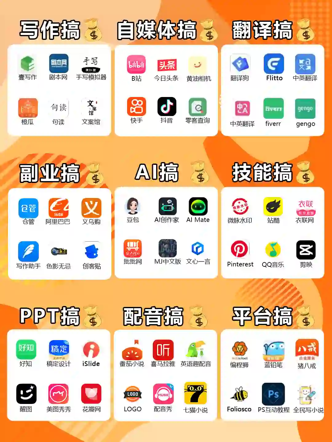 女生搞钱💰必备！ 54款逆袭富有APP