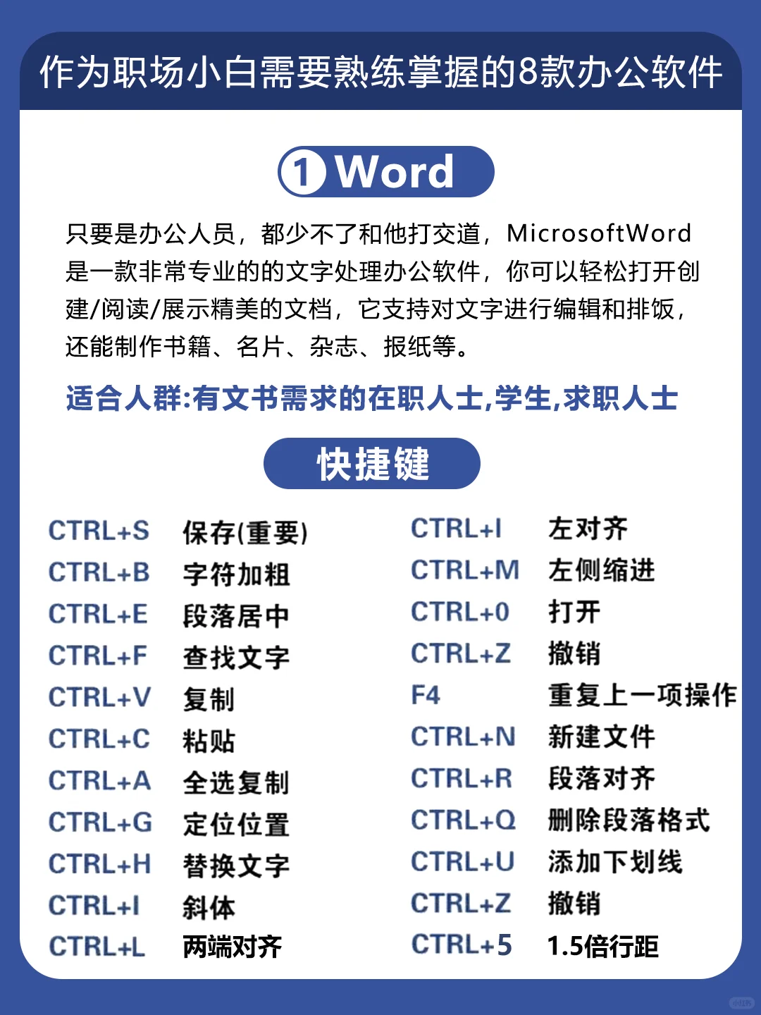 作为职场新人小白需要熟练掌握8款办公软件