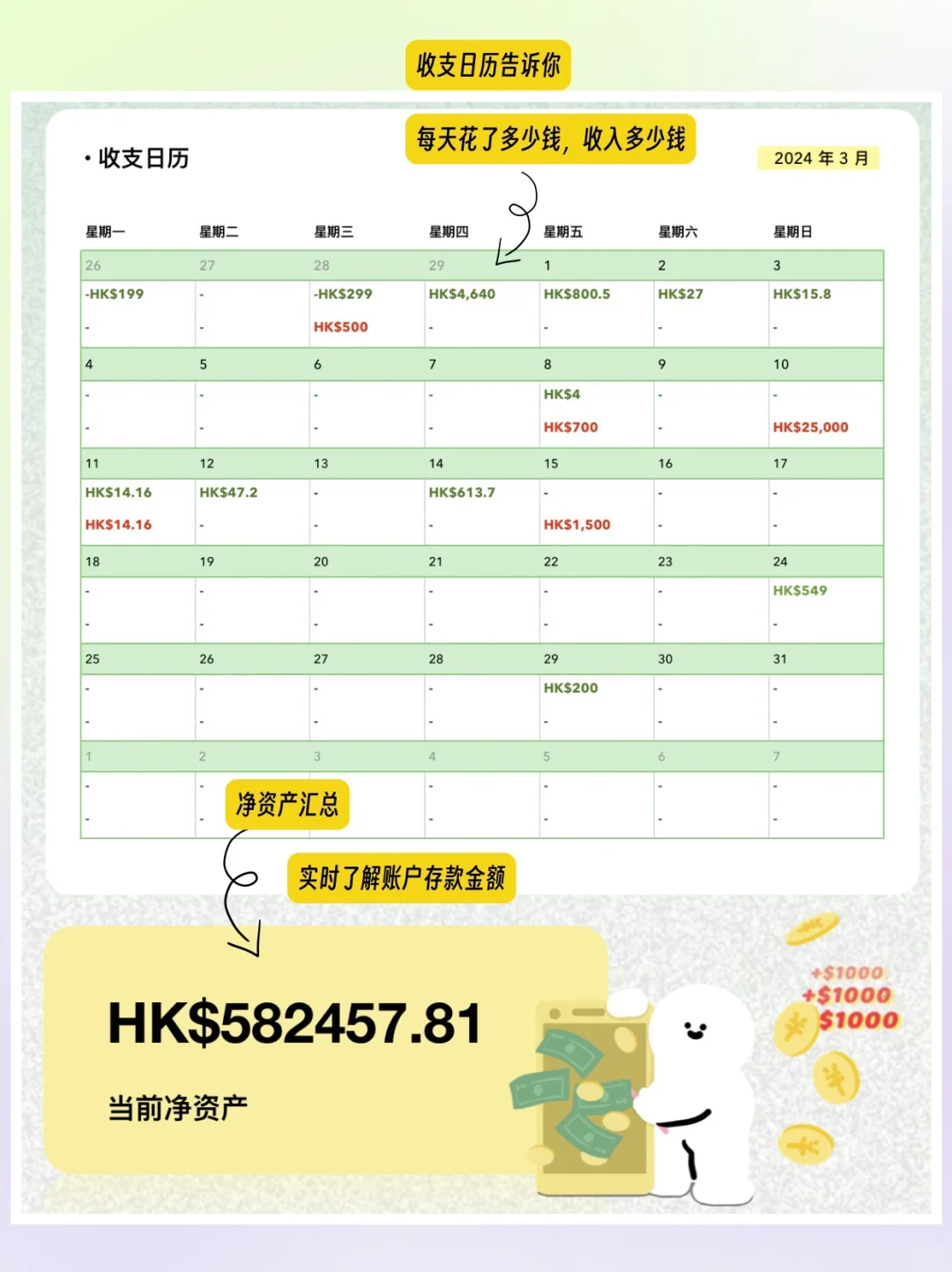 已老实🥺还是iPhone自动记账靠谱，还不坑💰