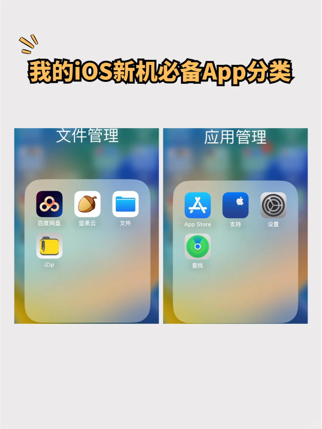 我的iOS App及分类,注重实用的App使用效率