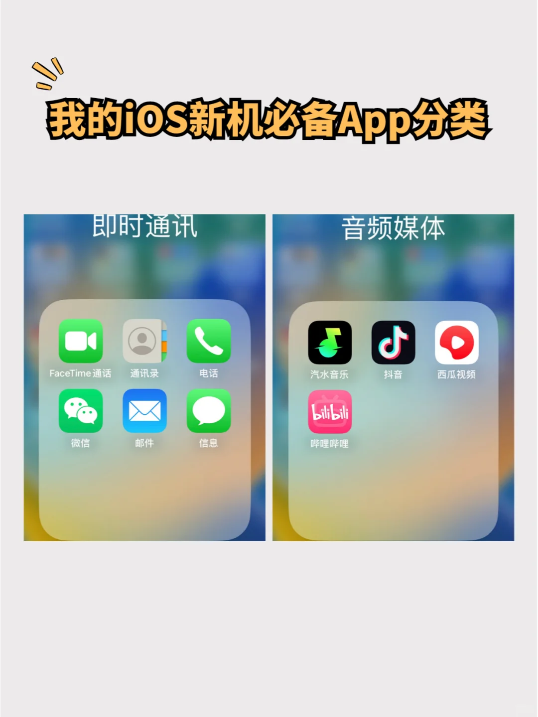 我的iOS App及分类,注重实用的App使用效率