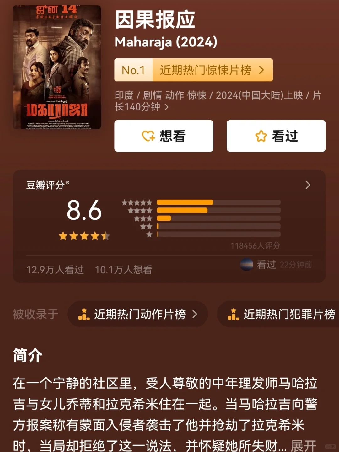 事情要从我看了一部电影说起