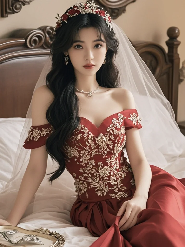 美女壁纸︳原来中式婚服也可以这么美🧞‍