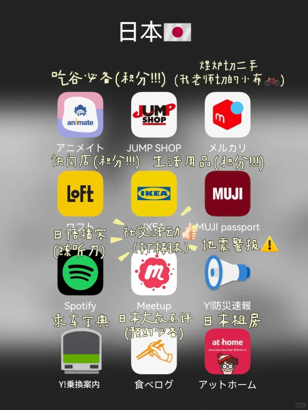 7月生🇯🇵留学+吃谷必备APP（安卓党）
