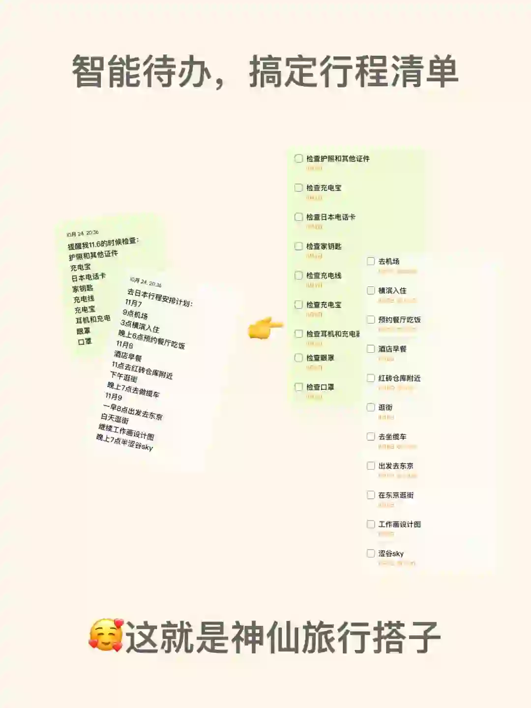宝藏app｜旅行提醒清单+行程规划+记录分享