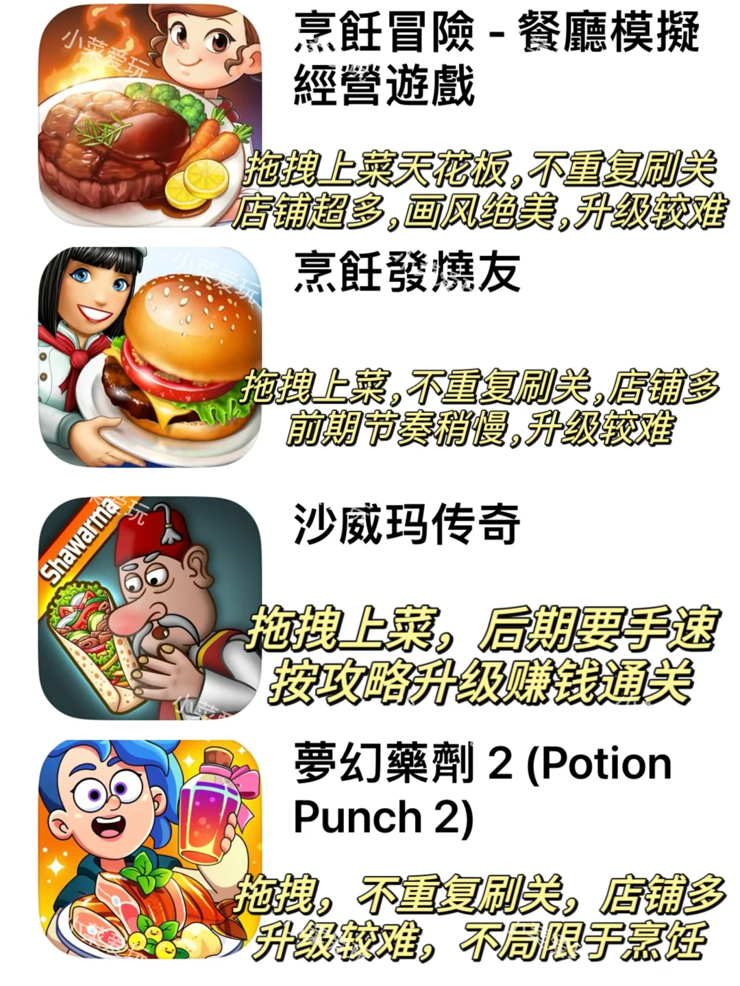 好玩的烹饪游戏合集🎮