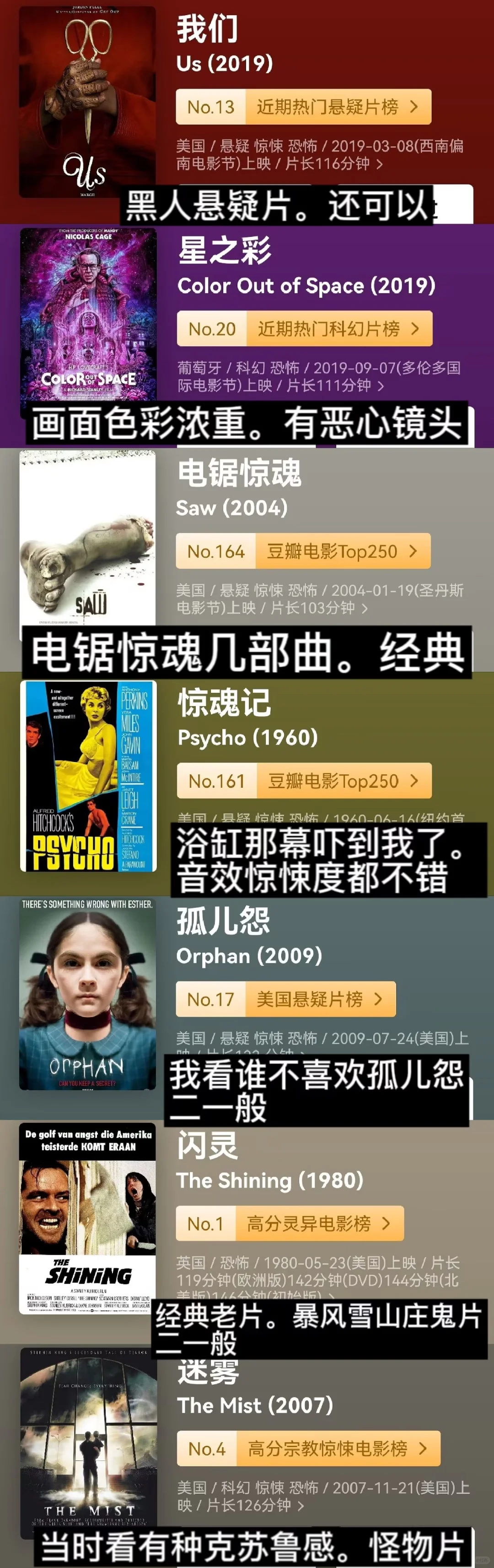 【恐怖片推荐-2023版】【原创】