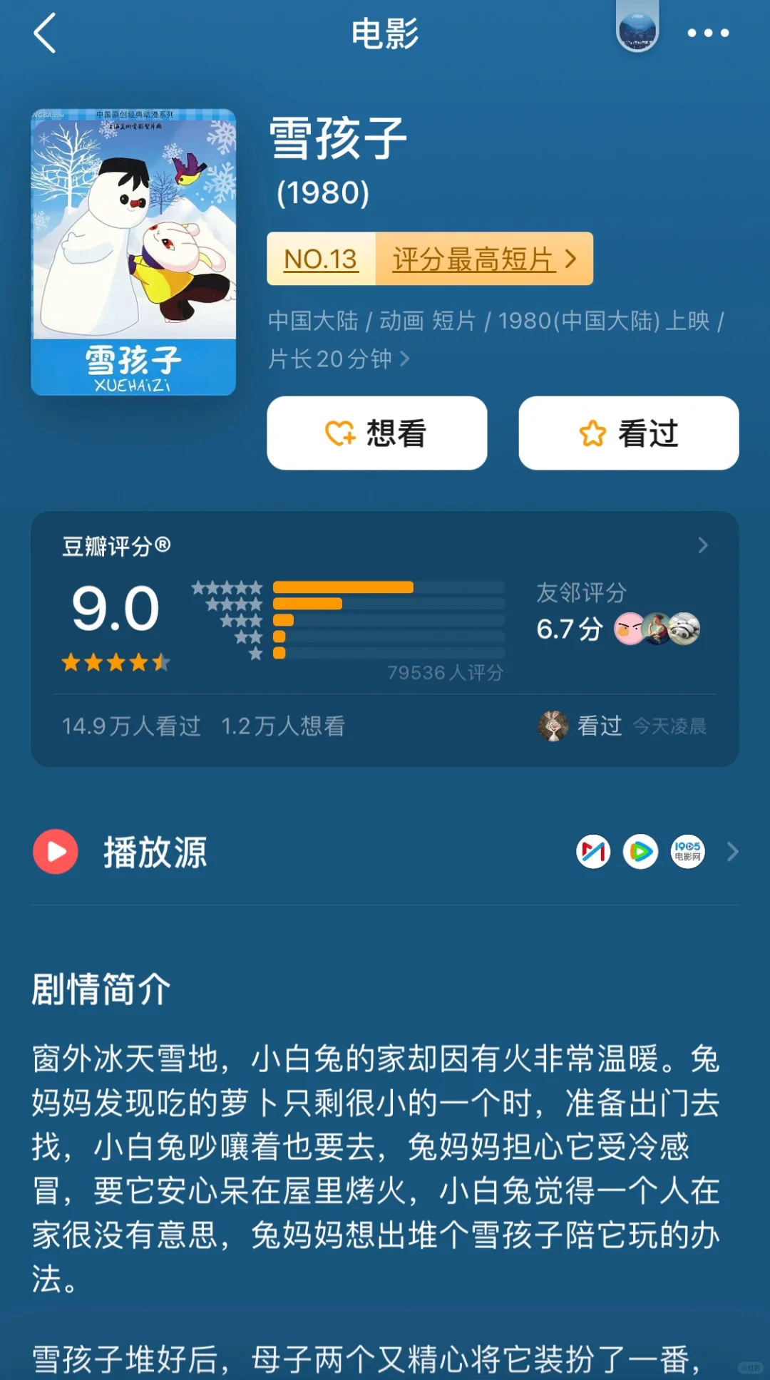 🎬16部高分电影短片(下),答应我去看!