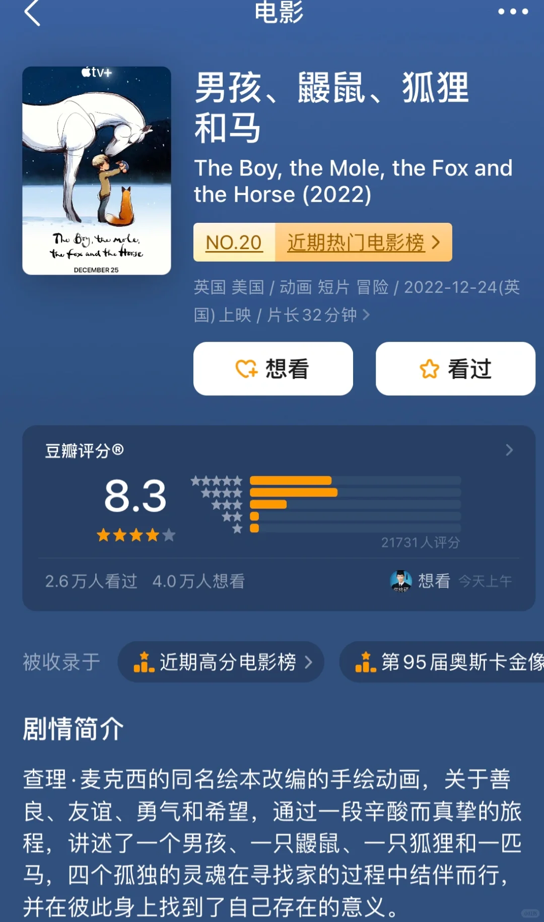 🎬16部高分电影短片(下),答应我去看!