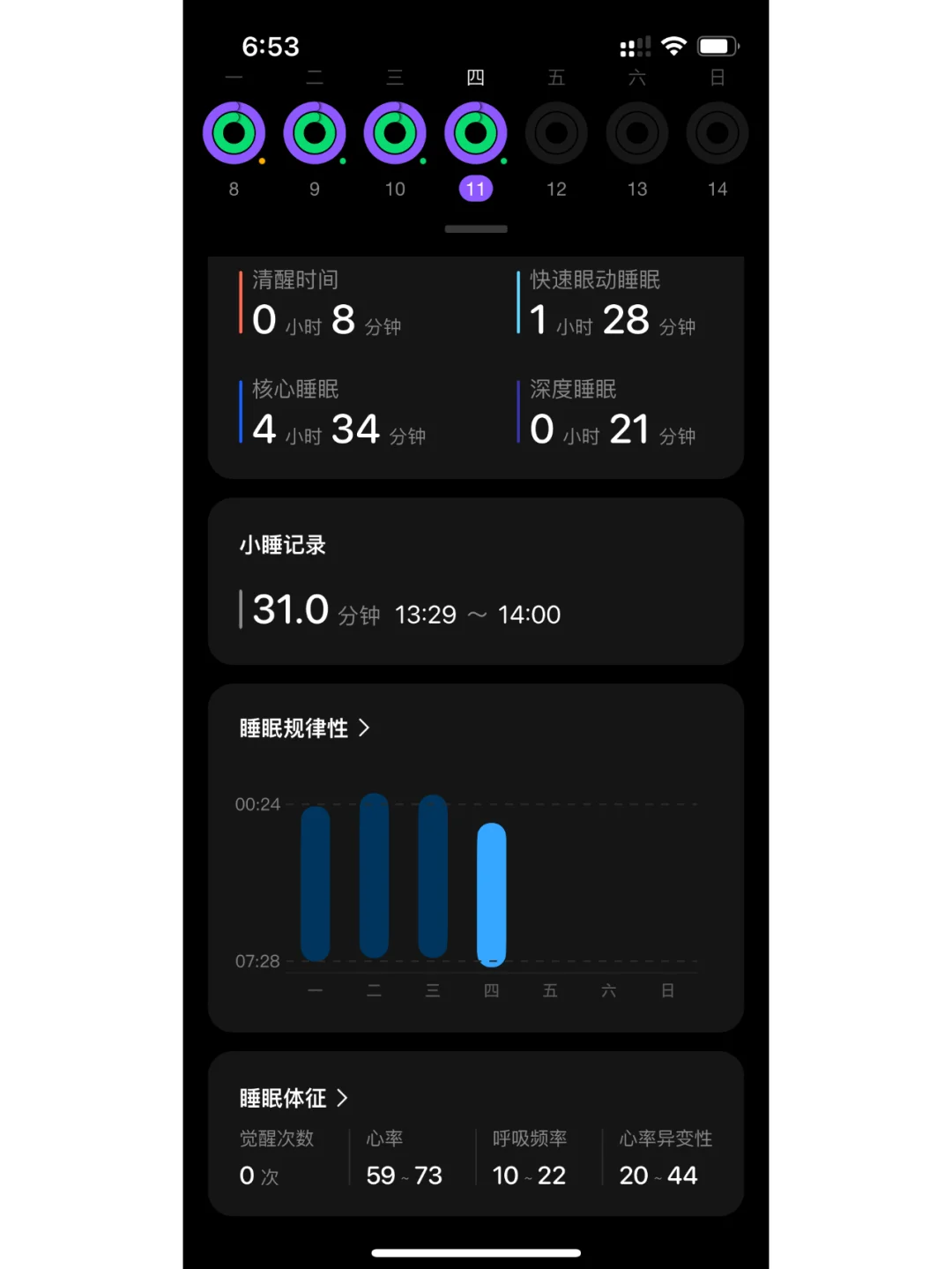 [App内测限免]戴⌚️睡，看看你的睡眠质量?