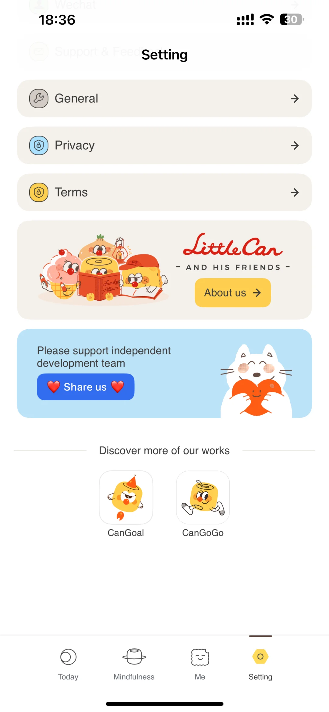 iOS 小而美的 App 018: CanMindful