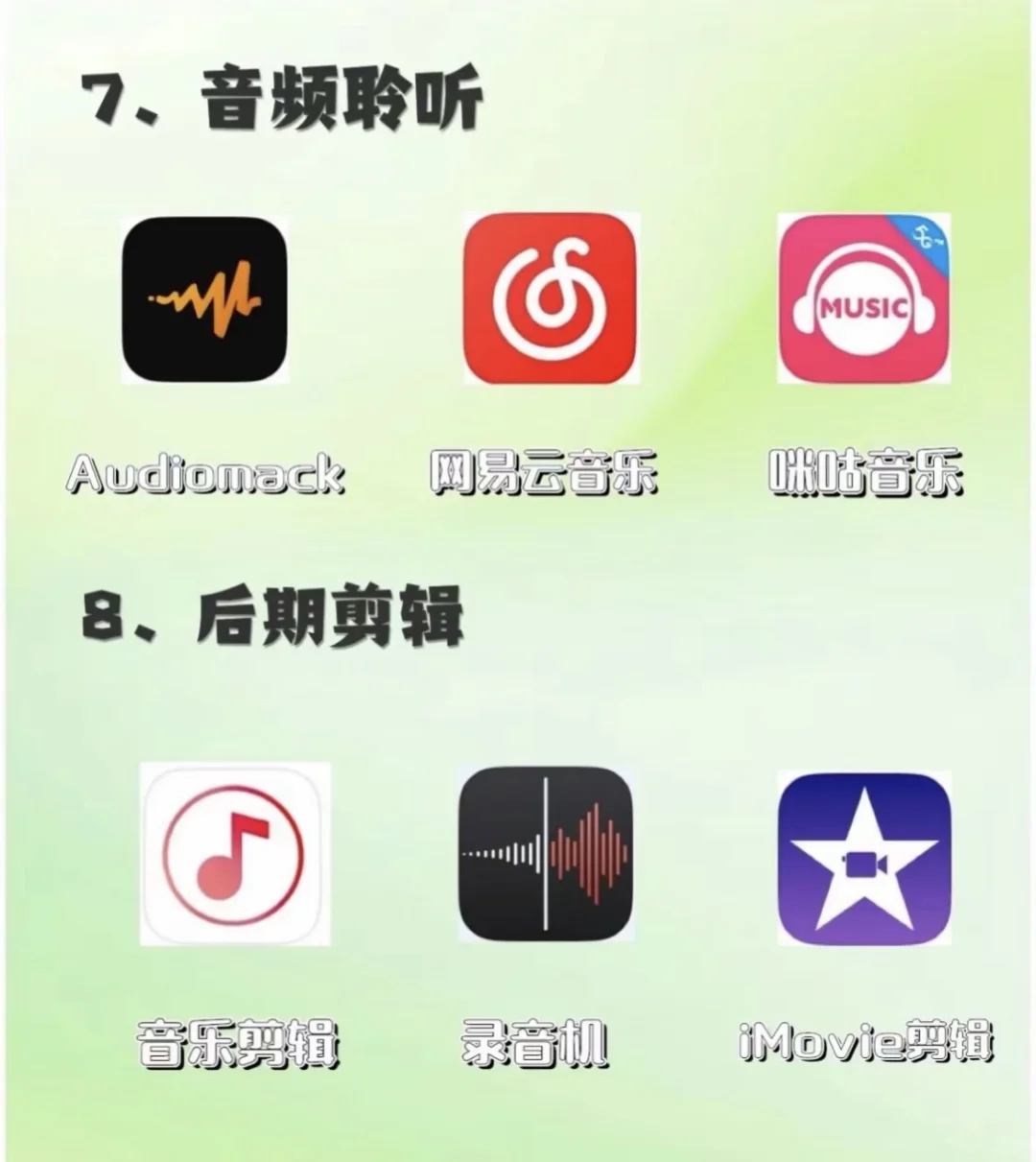 属于音乐生的宝藏app
