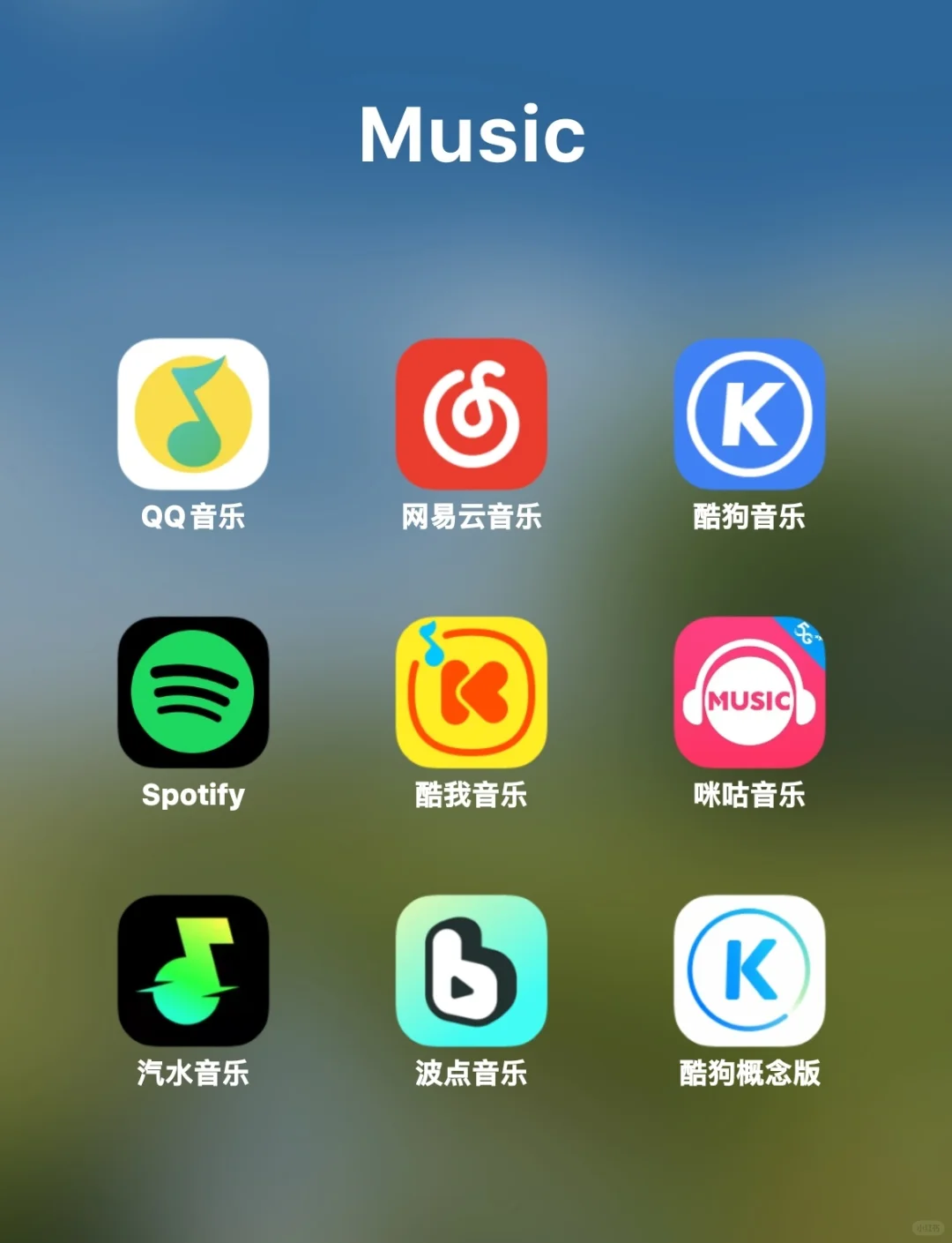 大家平时听歌较多的软件是...