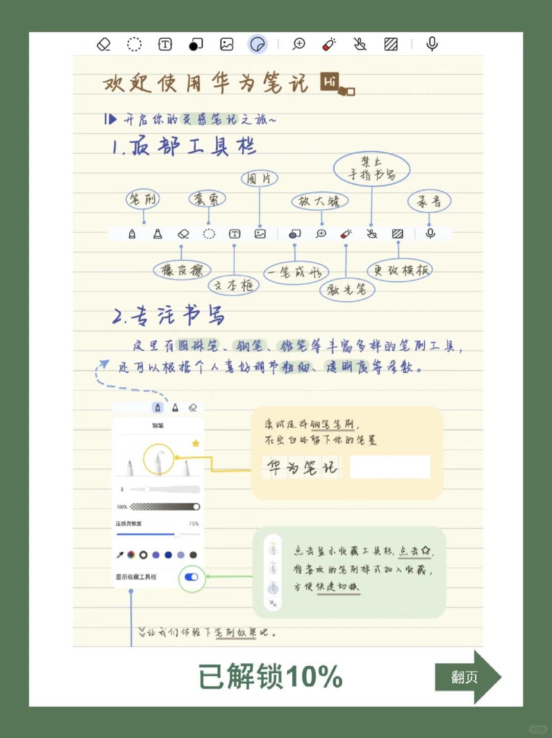 华为平板用户，不用这个笔记app亏大了！