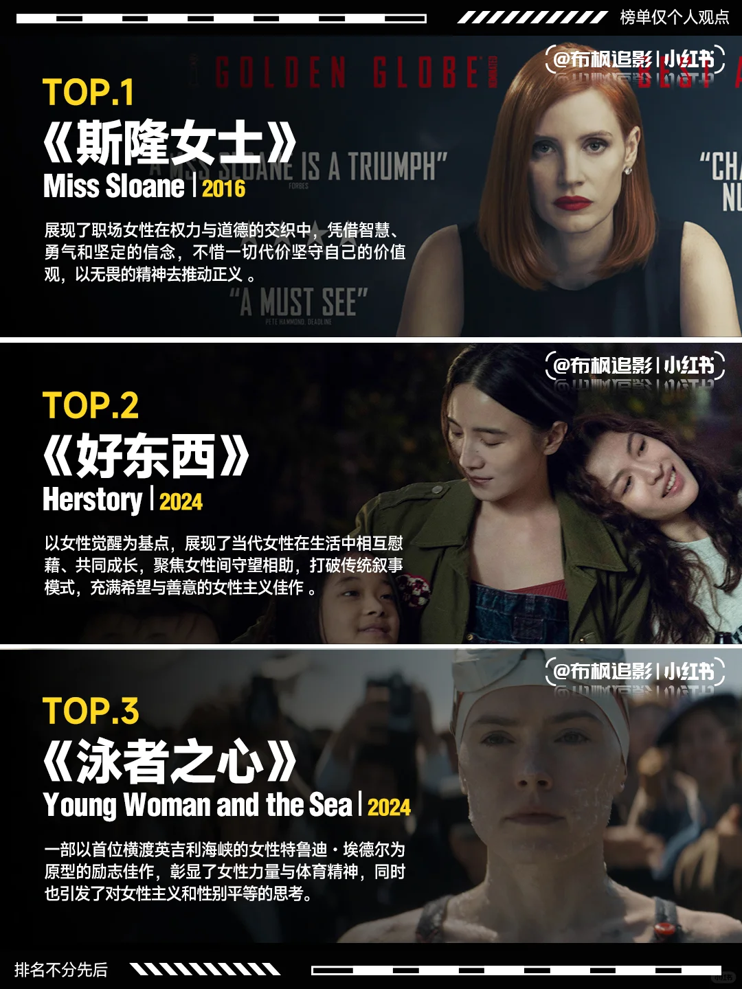 近十年女性主义电影彰显力量，你看过几部？