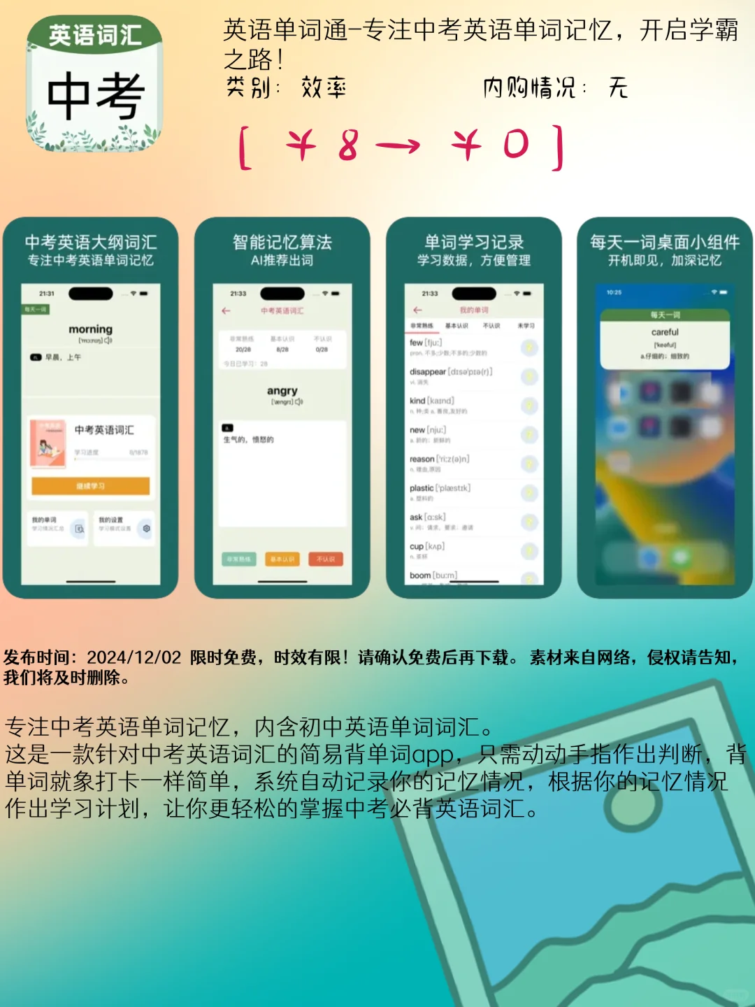 12.02 iOS限免:创意P图与生活管理应用精选
