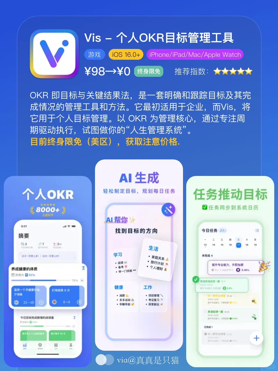 App Store今日限免｜¥1608→¥0｜白嫖！