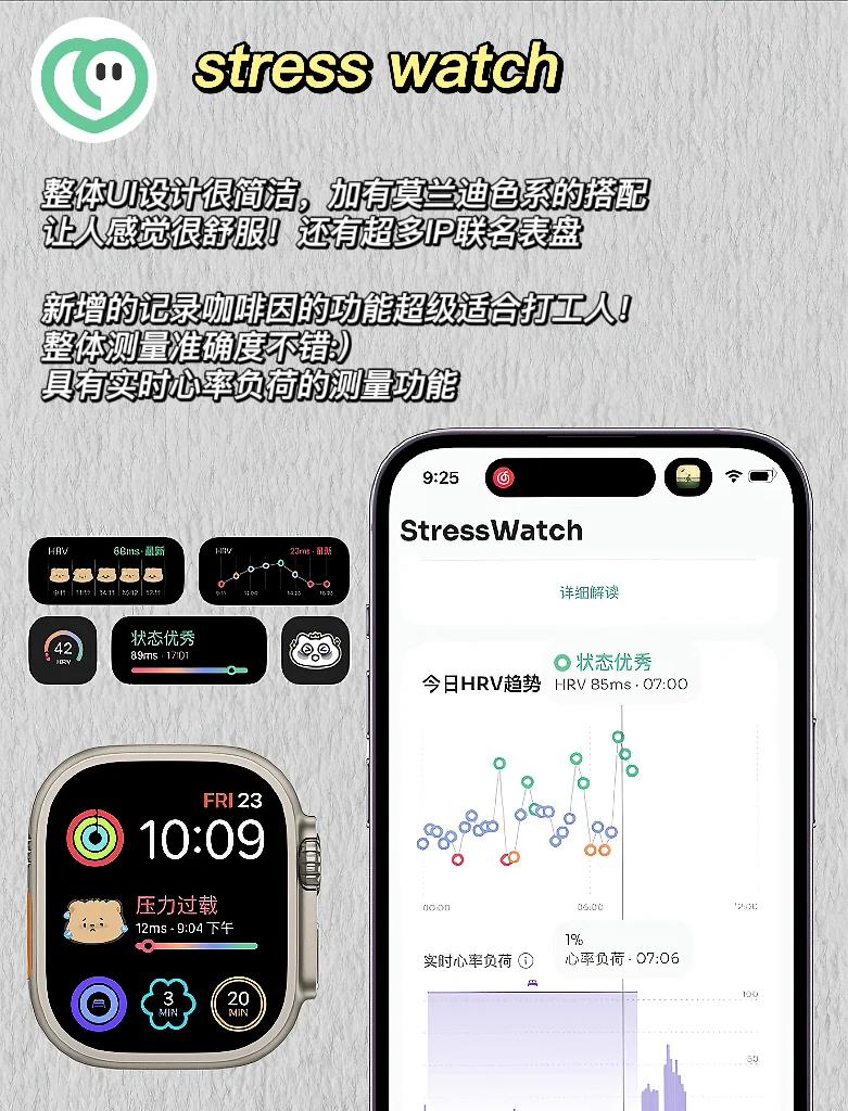 🍎AppleWatch|压力检查app测评