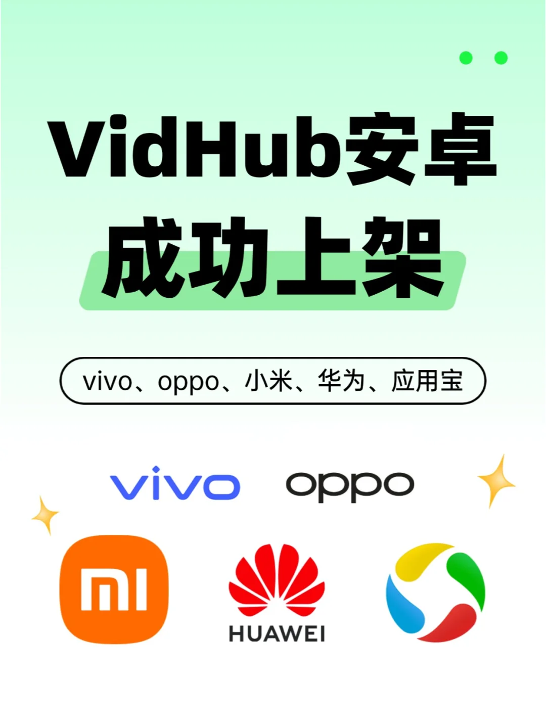 VidHub安卓上架成功！