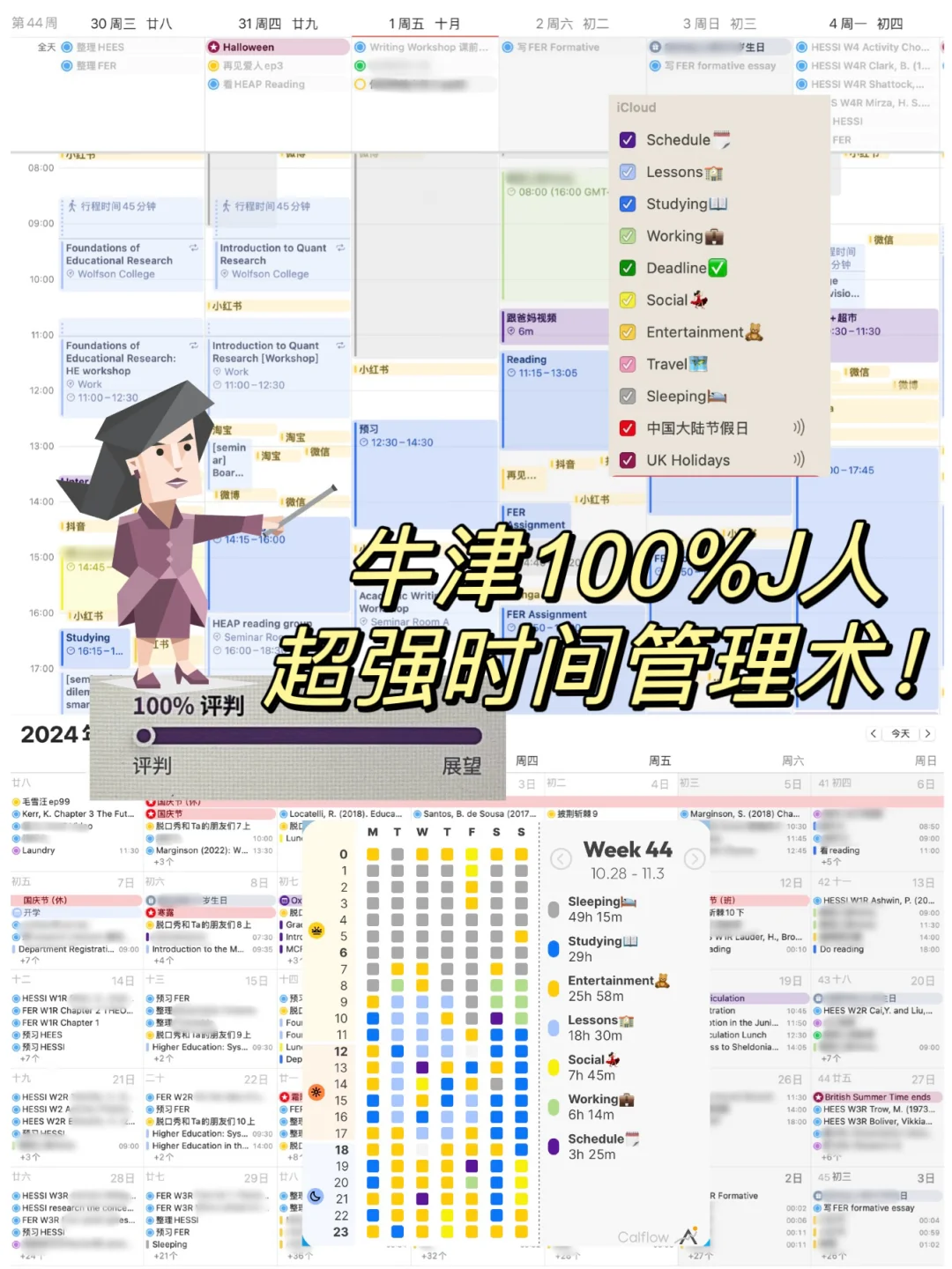 帮助我上牛津的超强懒人时间管理术!