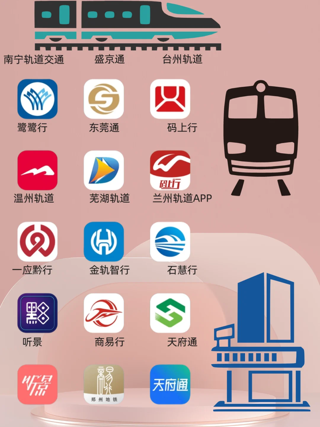 🚇坐地铁51个app！全国地铁app大合集💢
