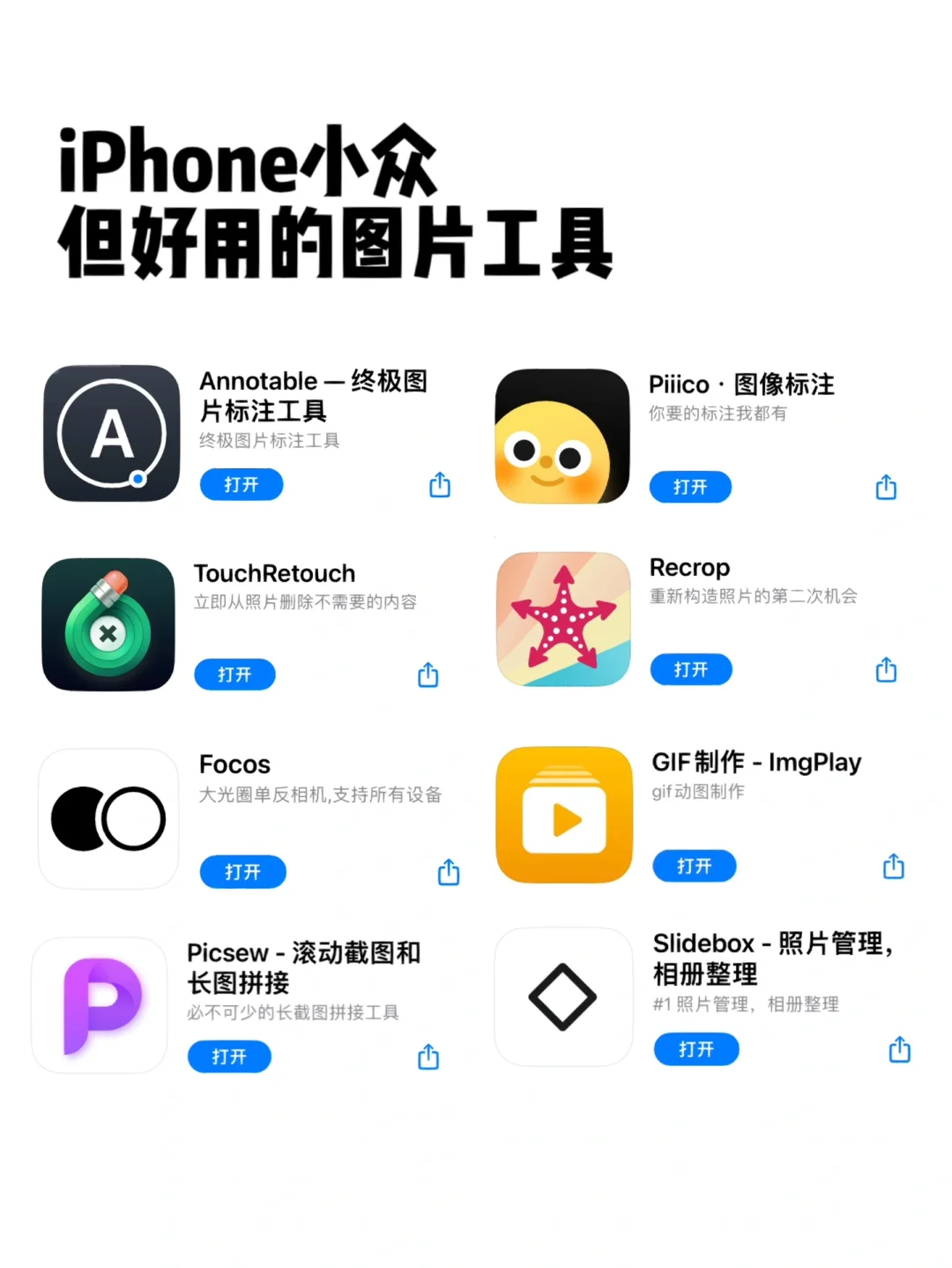 iPhone小众但好用的图片工具
