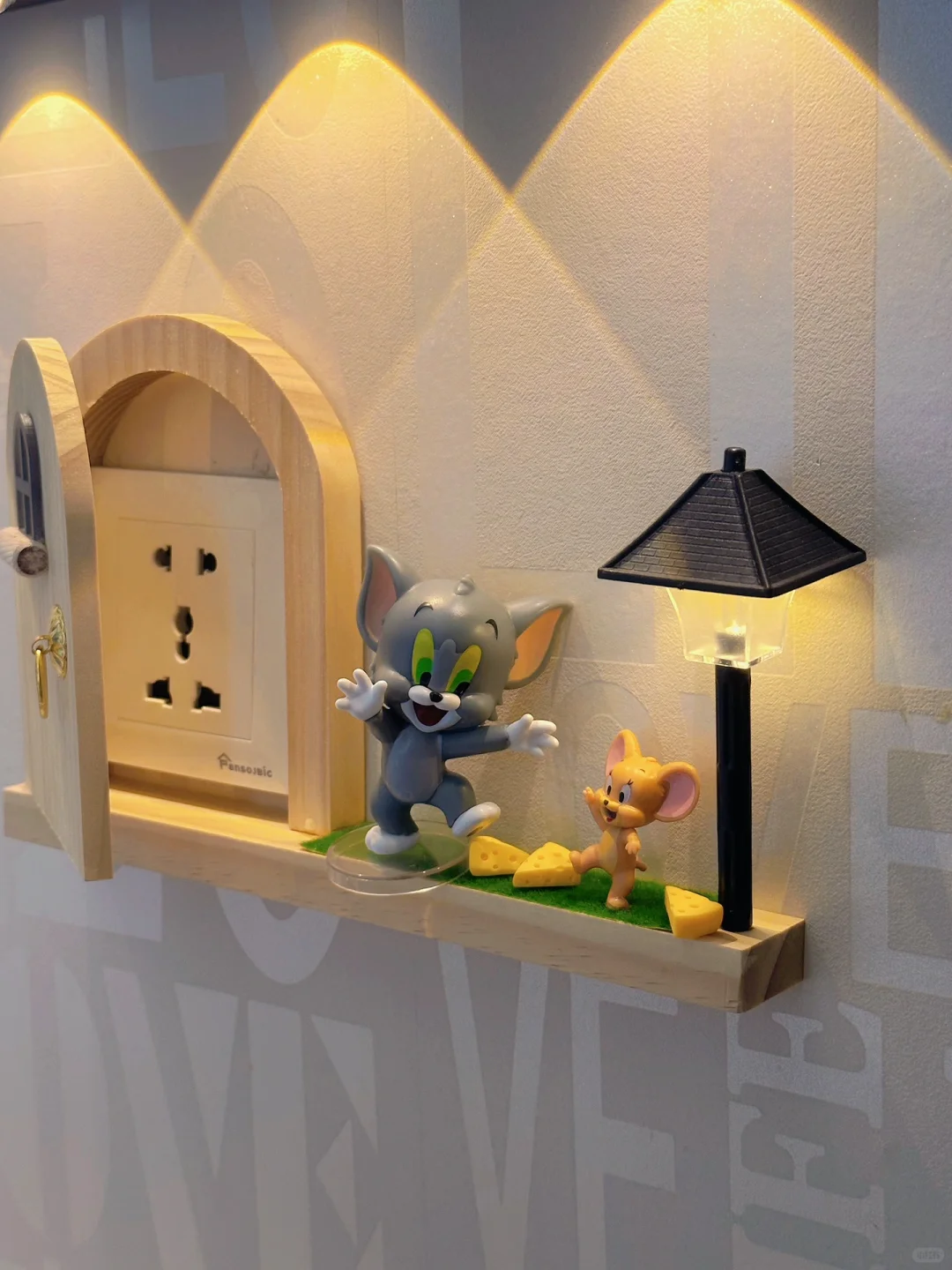 ins风开关遮丑边框套