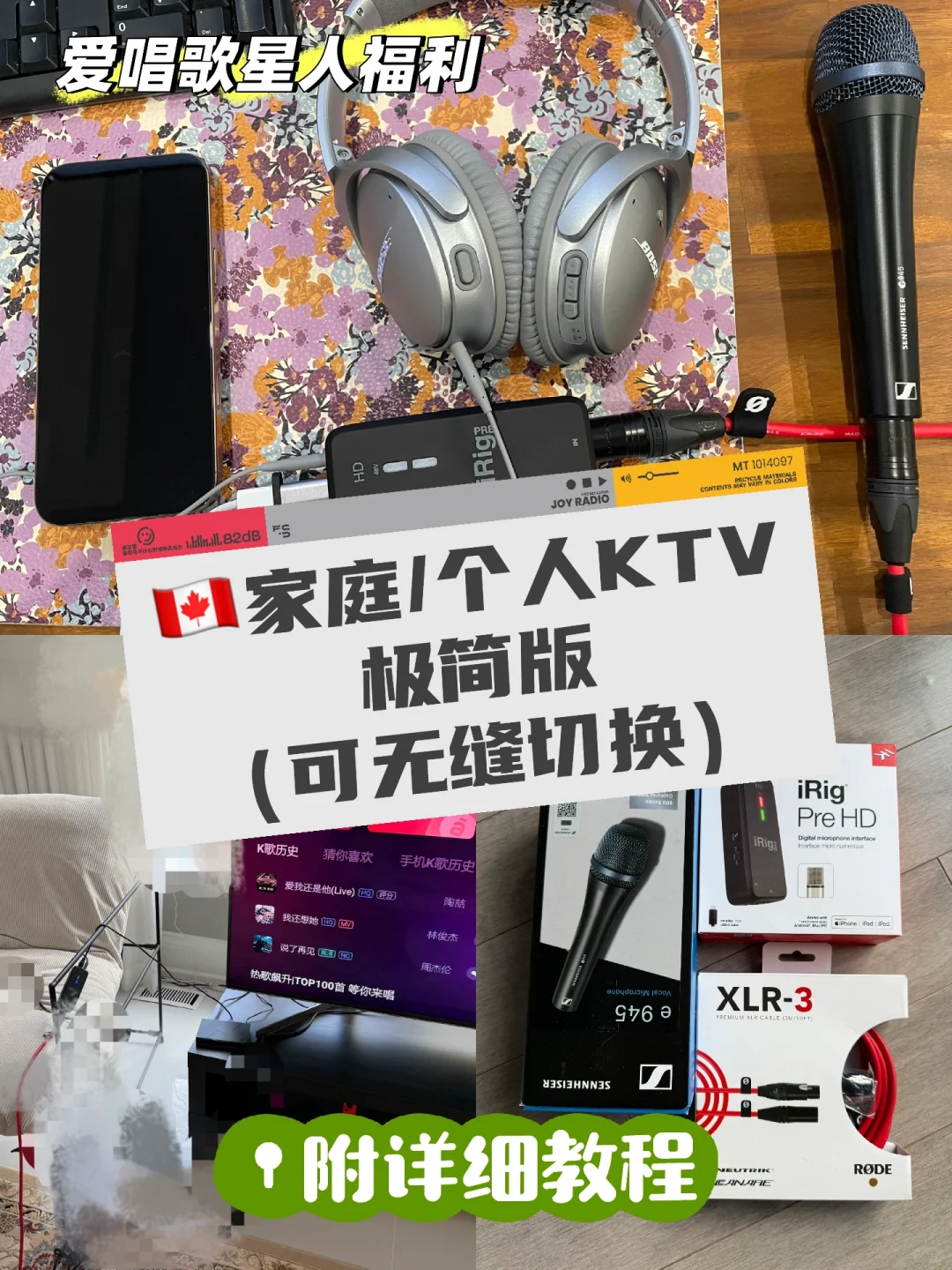 🇨🇦家庭/个人KTV极简版(可无缝切换)