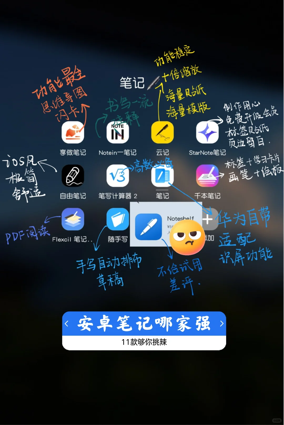 笔记APP哪家强|11款够你挑辣